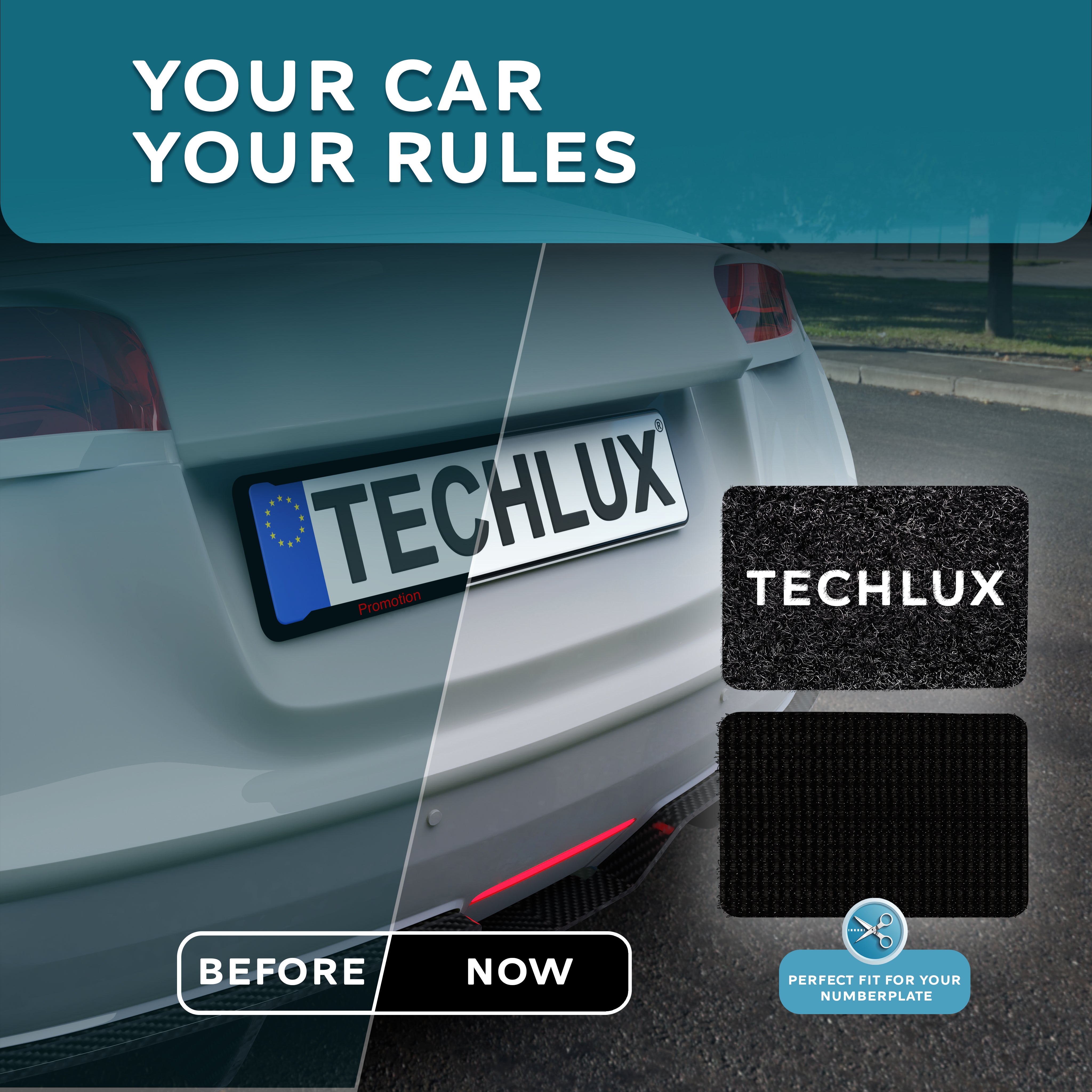 Kennzeichenhalter P2 - TECHLUX